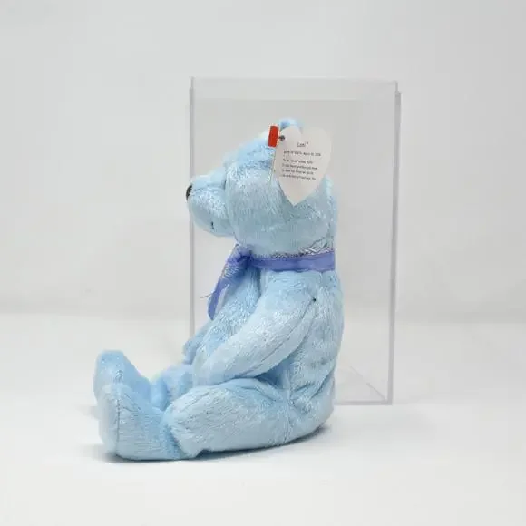 The Beanie Babies Collection Light Blue Lani Birthday Bear March 26 2004 - Picture 3 of 9